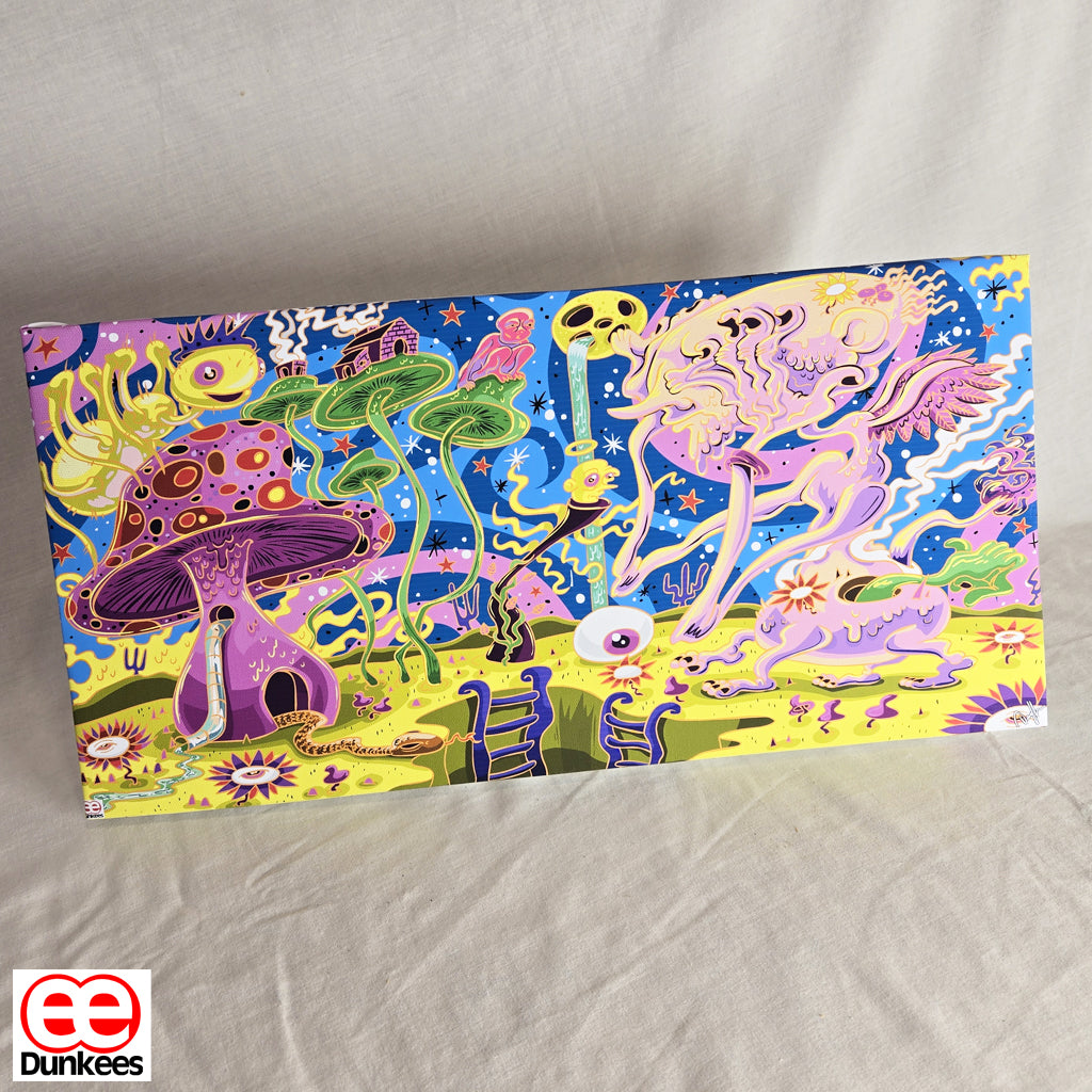 Blind Man Walking Canvas Print