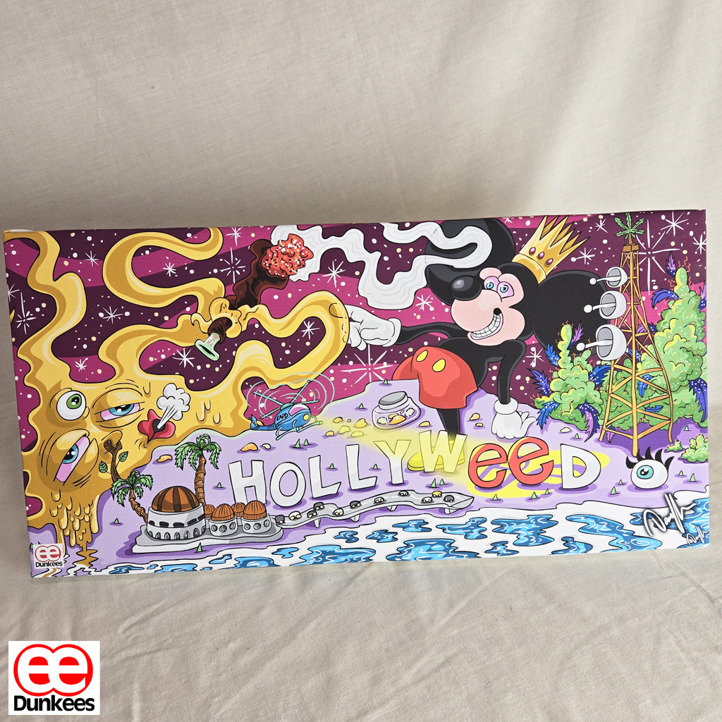 Hollyweed Canvas Print