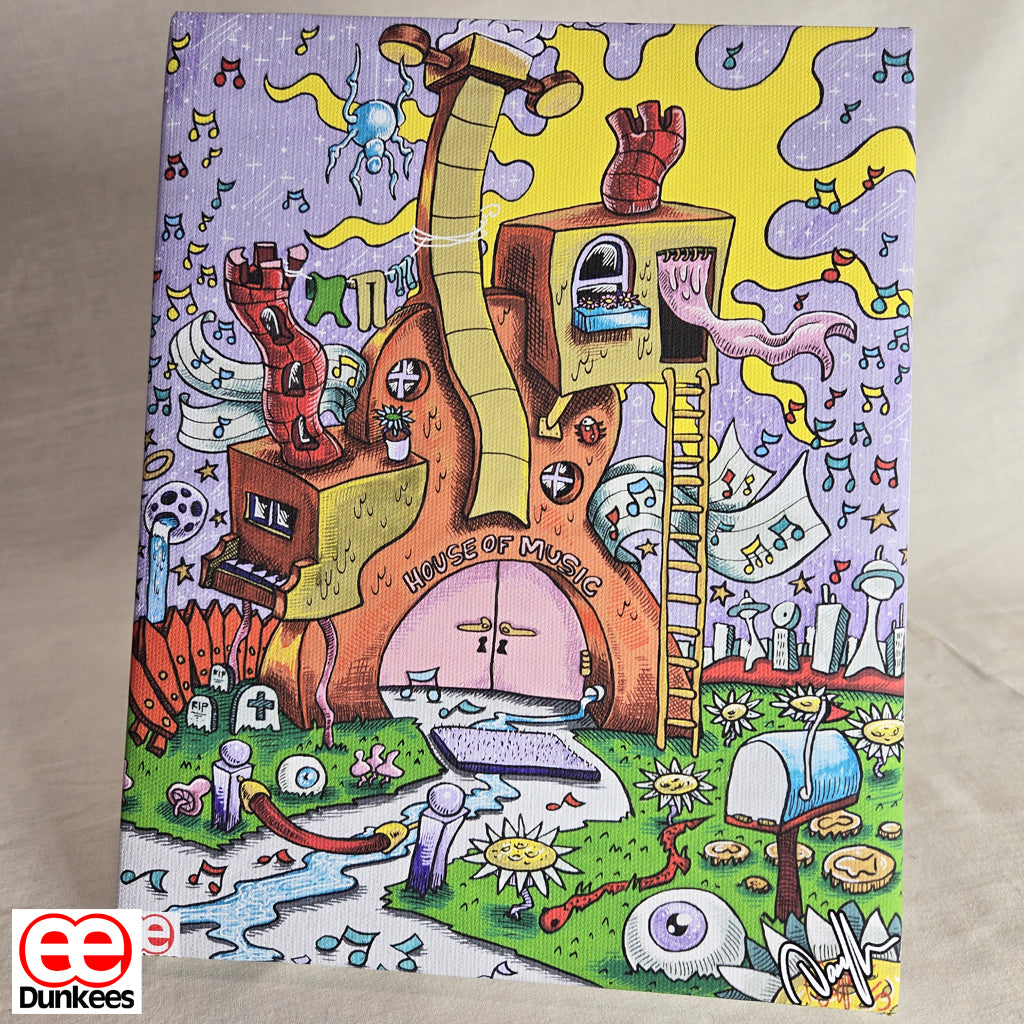 House of Music Canvas Print