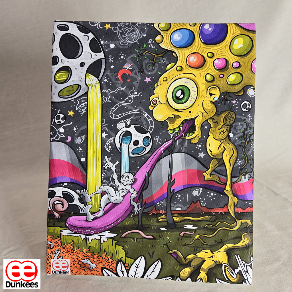 Hell Slide Canvas Print