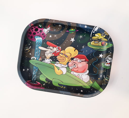 WH Dads night out  Extra Small Tin Rolling Tray