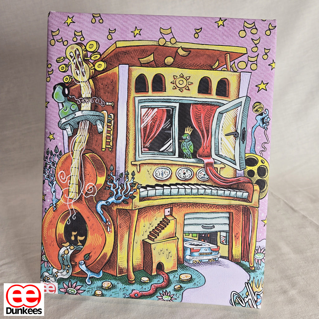 Living in the Music House Canvas Print