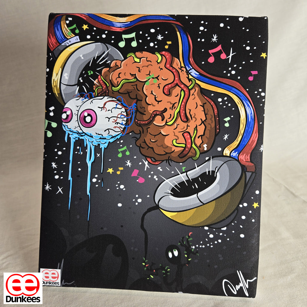 Music Brain Canvas Print