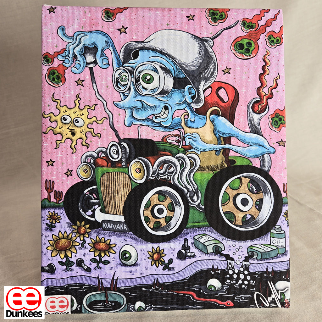 Oil Spill Canvas Print