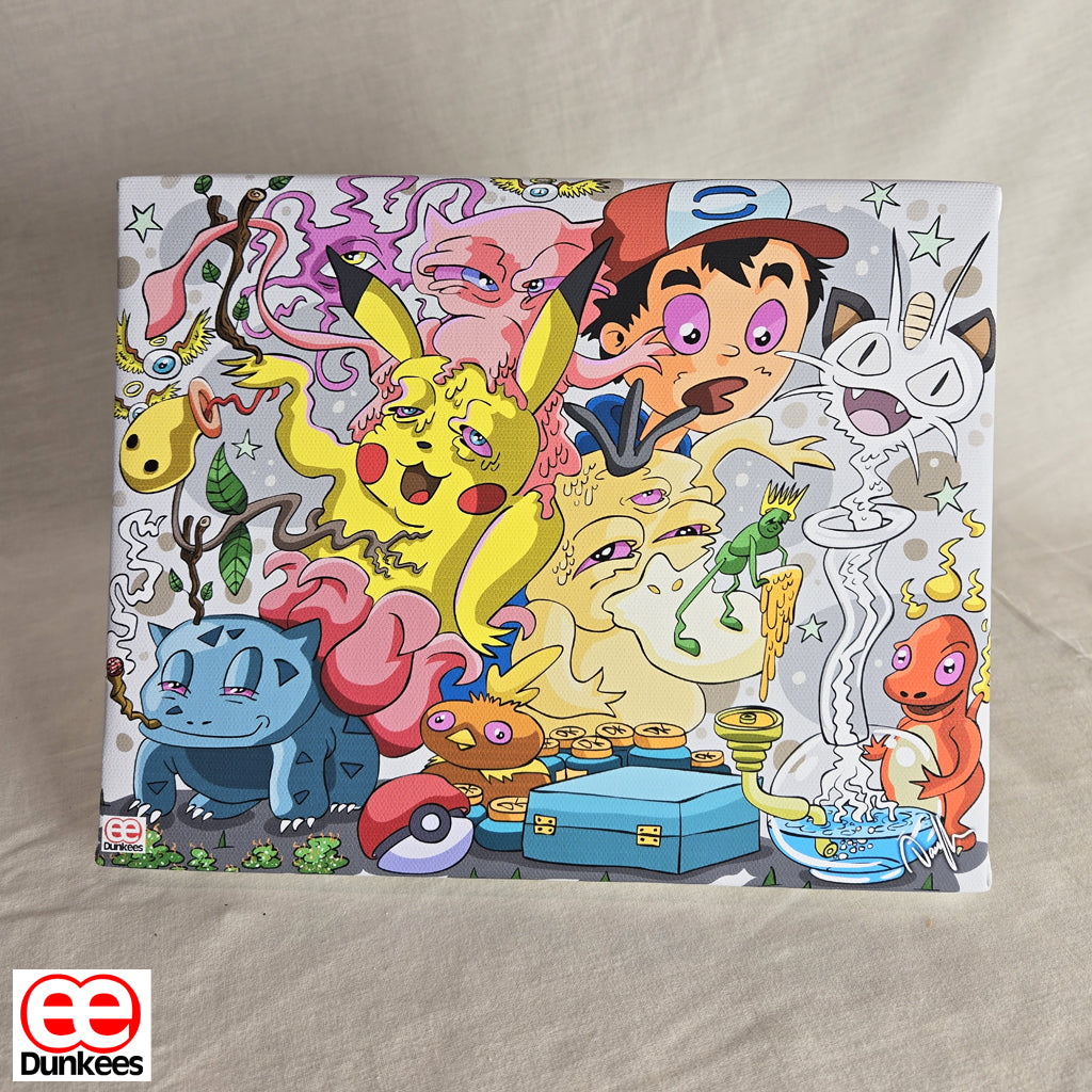 Smokimon Canvas Print