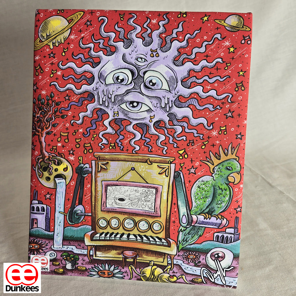 Red Sun Canvas Print