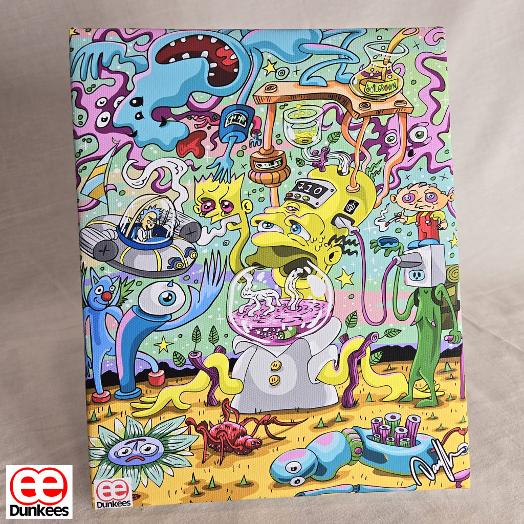 Color Melt Canvas Print