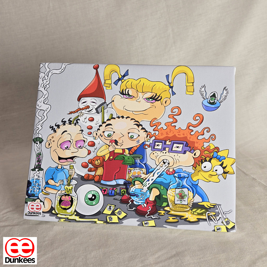 Kids will be Kids Canvas Print