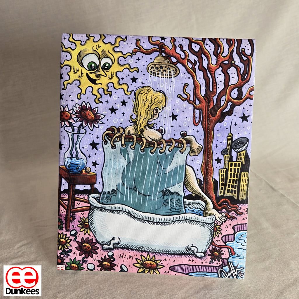Shower Canvas Print