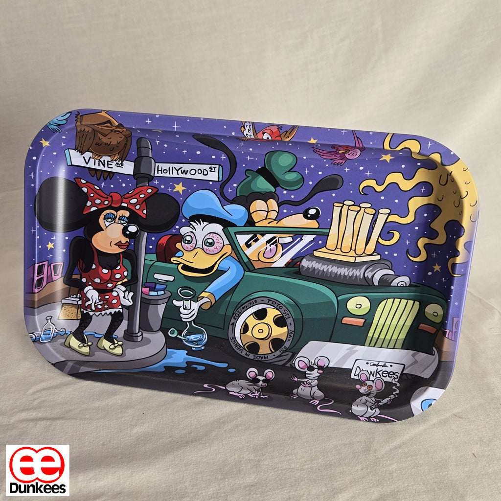 Vine Medium Metal Rolling Tray