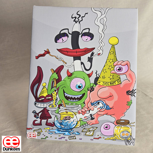 Party Monsters Canvas Print