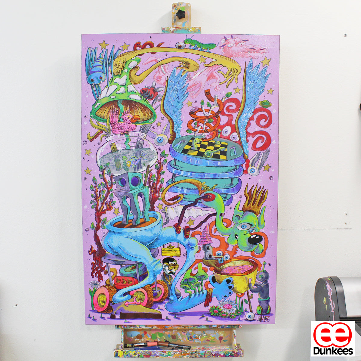 Race track Original Painting