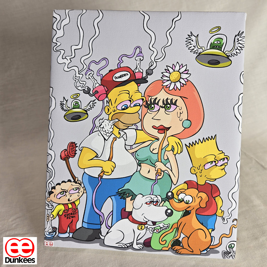 Family Swap Canvas Print