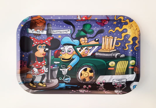 WH Vine Medium Tin Rolling Tray