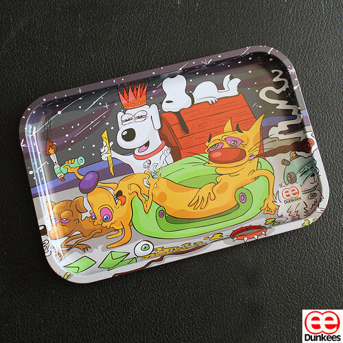 WH Dawgz Medium Tin Rolling Tray
